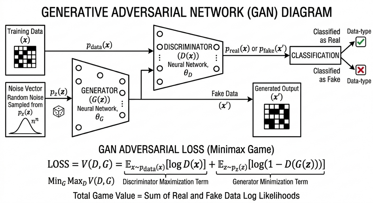 generative adversarial networks - GANs