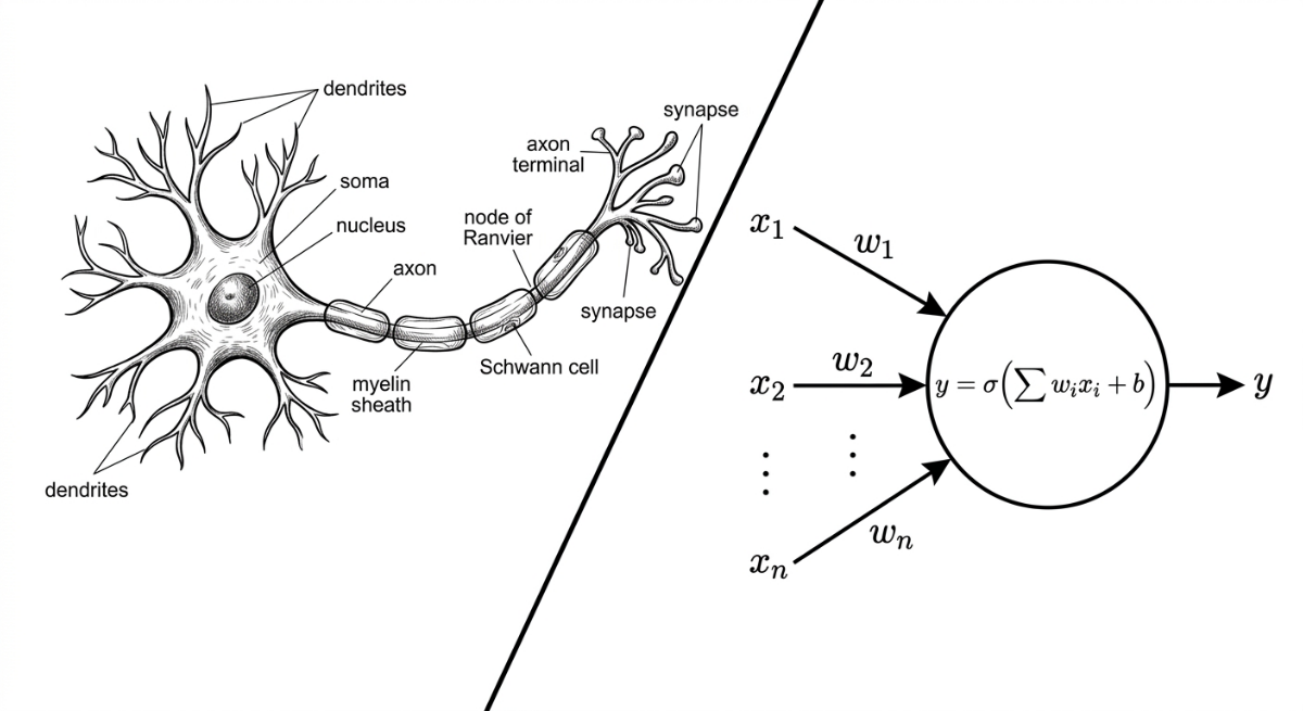 real neural network vs artificial neural network